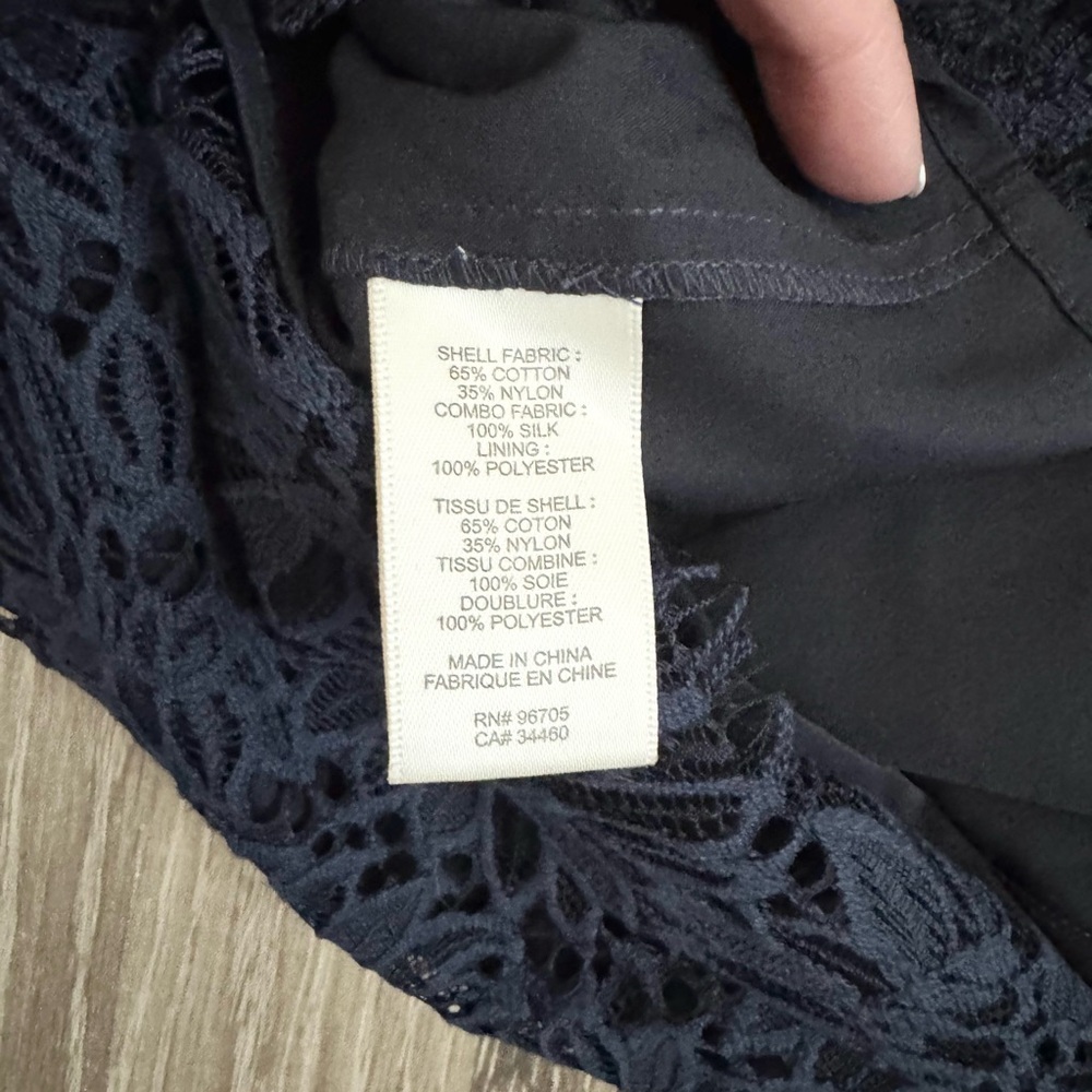 Rebecca Taylor Cropped Lace Top - Picture 5 of 5